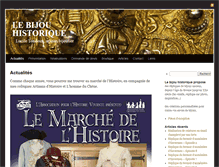 Tablet Screenshot of lebijouhistorique.com